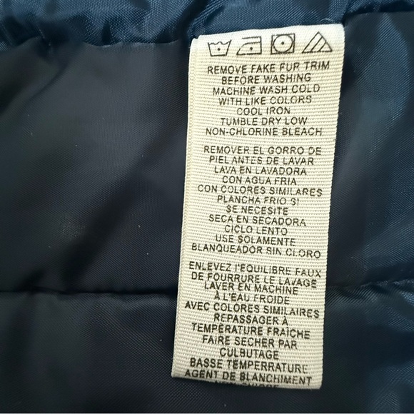 Timberland Toddler Boys Parka Coat Mustard Yellow Faux Fur Hood 3T - Picture 7 of 12